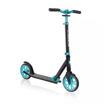 Самокат Globber NL 205, складной, двухколесный, нагрузка до 100 кг, бирюзовый