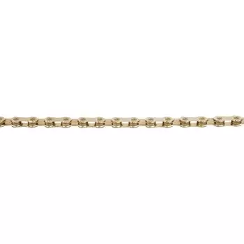 Велосипедная цепь KMC X12 126 звеньев, золотой, 303511