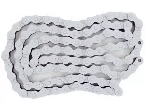 Велосипедная цепь КМС К710, 1 скорость, 1/2"X1/8"X100, массивная, повышенная прочность, белая, K710-SEASHELL(WHITE)
