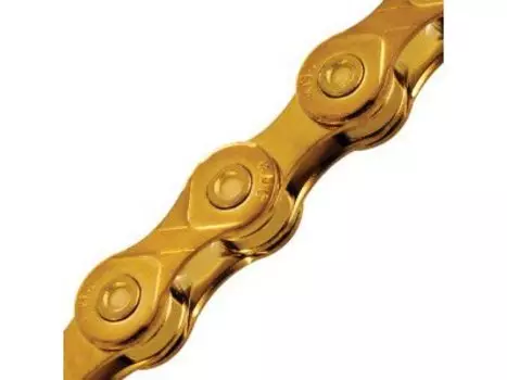 Велосипедная цепь КМС X10, 10 скоростей, 1/2X11/128"Х116, массивная, точное переключение, X10