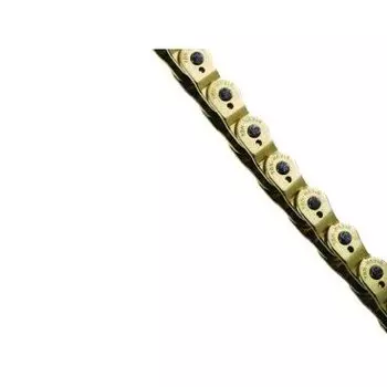 Велосипедная цепь YBN MK918, 1скорость, 1/2"X1/8"Х116, высокопрочные пины, золотая, MK918G2