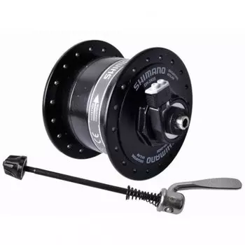 Велосипедная динамовтулка SHIMANO 2N35, 36 отверстий, V-brake, 6V-2.4W, QR, EDH2N35AL