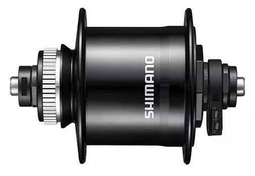 Велосипедная динамовтулка SHIMANO UR700-3D, 32Н, 6V-3W, QR, SM-DH10, черный, EDHUR7003DBAGL