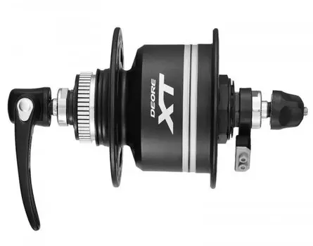 Велосипедная динамовтулка Shimano XT T785, 32 отверстия, 6V-3W, QR, SM-DH10, EDHT7853BLG
