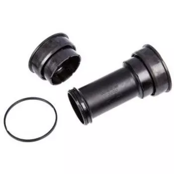 Велосипедная каретка Shimano PRESS FIT MTB, 41mm, black, left+right adapter + 2,5mm ring, for hanger wi, УТ000077839