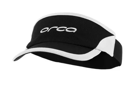 Велосипедная кепка-козырек Orca, черно-белый, 2017, DVAY