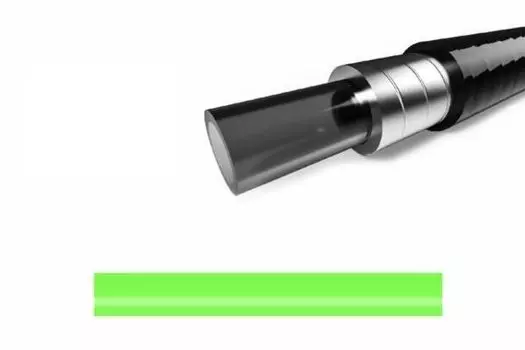 Велосипедная оплетка тормозного троса ELVEDES, с пластиковым вкладышем, 10м, 5мм, зеленый, 1125TEF-10-10