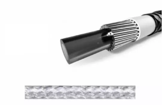 Велосипедная оплетка троса переключения ELVEDES, с пластиковым вкладышем, длина 30м, диаметр 4,2мм, белый,1120SP-6-BOX