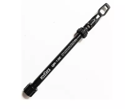 Велосипедная ось A2Z, передняя, шоссейная, на эксцетрике, 100x12mm, чёрный, QR-12E-1