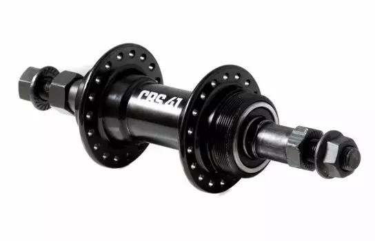 Велосипедная втулка Colt Bikes (CBS) 41 NUT, задняя, под трещотку, 32Н, промподшипник, гайка, чёрный, CBSRB20132FRWQR