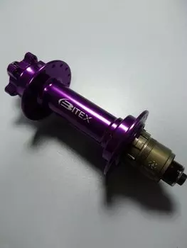 Велосипедная втулка для фэтбайка Bitex, задняя, под кассету, фиолетовый, FB-MTR-M10-190Purple
