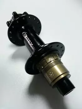 Велосипедная втулка для фэтбайка Bitex, задняя, под трещотку, чёрный, FB-MTR12-170BK