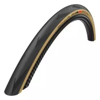 Велопокрышка Schwalbe PRO ONE TT, folding, 700x25C (25-622), TLE, Evolution Line, black/classic-beige, 11653972