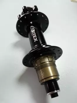 Велосипедная втулка для фэтбайка Bitex, задняя, под кассету, чёрный, FB-MTR-M10-177BK