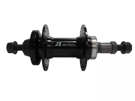 Велосипедная втулка JOY TECH, задняя, под трещотку, 36H, на гайках, чёрный, D244DSE