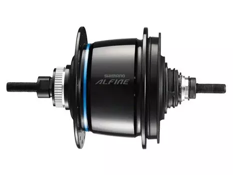 Велосипедная втулка планетарная SHIMANO Alfine Di2, 32 отверстия, 8 скоростей, ISGS505BL