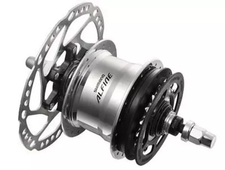 Велосипедная втулка планетарная SHIMANO Alfine S700, 32 отверстий, 11 скоростей, ISGS700BS