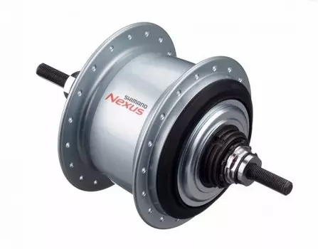 Велосипедная втулка планетарная SHIMANO Nexus, 32 отверстия, 8 скоростей, серебристый, KSGC60118RBS