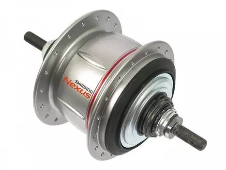 Велосипедная втулка планетарная SHIMANO Nexus 8R36, 36 отверстий, 8 скоростей, серебристая KSG8R36VSA