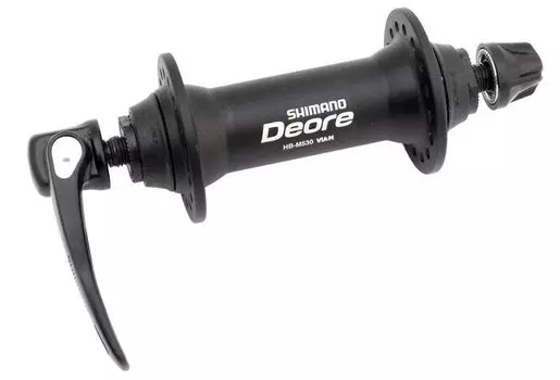 Велосипедная втулка Shimano DEORE AHBM590BL, передняя, 32 отверстия, с эксцентриком, 5-587648