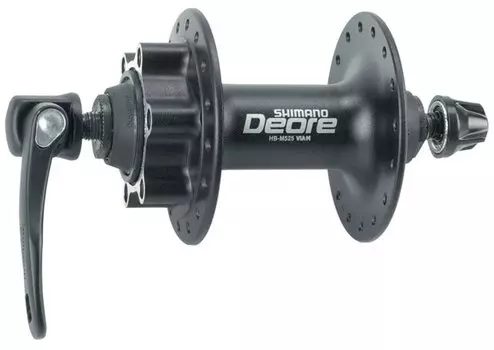 Велосипедная втулка Shimano DEORE EHBM525AALS, передняя, 36 отверстий, под дисковый тормоз, эксцентрик, 2-988