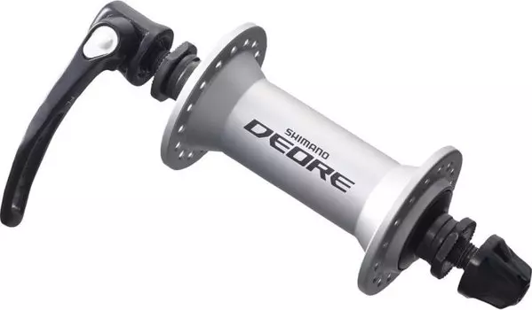 Велосипедная втулка Shimano Deore M590, передняя, 32 отверстия, QR, EHBM590BS