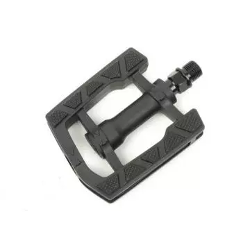 Педали AUTHOR, пластмассовые с резиновыми накладками APD-198-Cmp- EPB, 262г (50) черные, 8-34001015