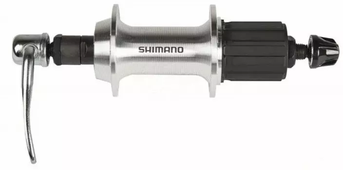 Велосипедная втулка Shimano Tourney TX800, задняя, под кассету, 32 отверстия, 8-10 скоростей, серебристая, EFHTX800BZBS