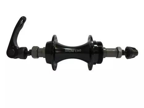 Велосипедная втулка SHUNFENG, задняя, под трещотку, 36Н, с эксцентриком, чёрная, SF-A208R