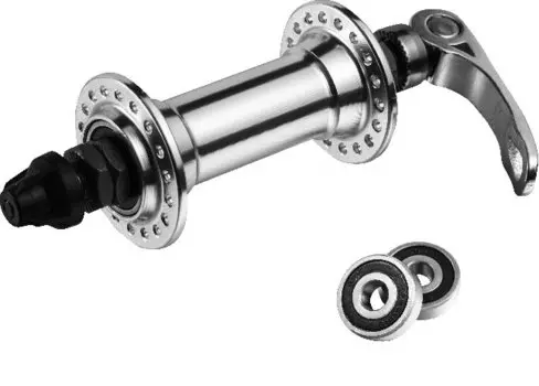 Велосипедная втулка TBS, передняя, 36H, с эксцентриком, на промподшипниках, под диск, чёрная, SF-A22