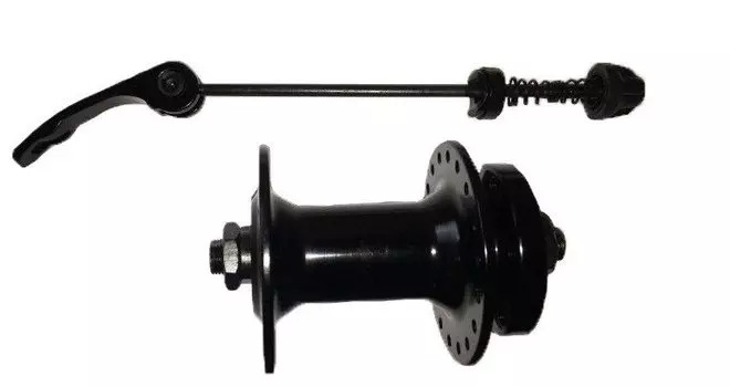 Велосипедная втулка Vinca Sport, передняя, с эксцентриком, 36 отверстий, чёрная, A208F