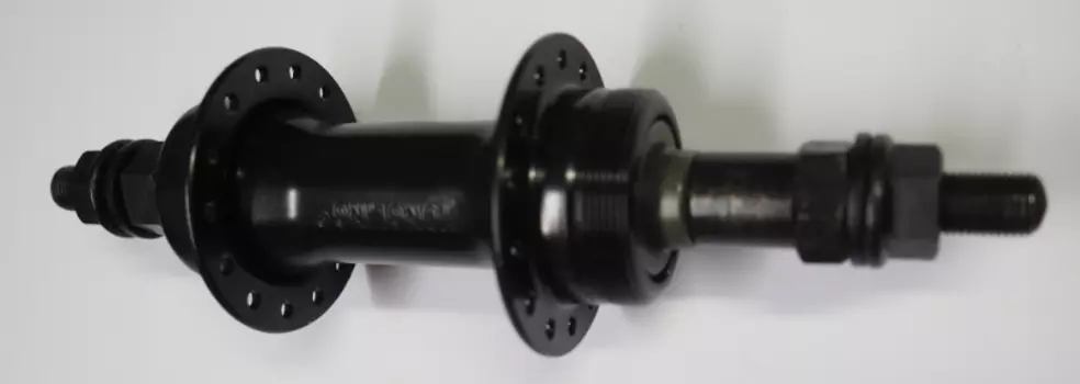 Велосипедная втулка YL-906RI, задняя, под трещотку, 28 отверстий, под гайку, чёрная, 00-170741