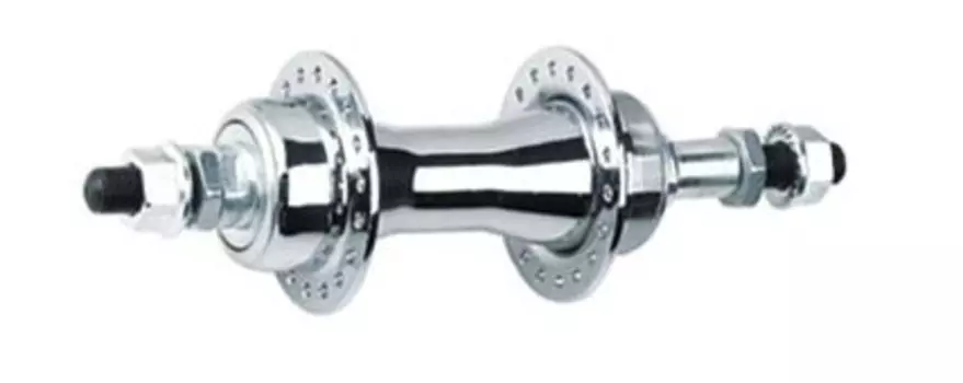 Велосипедная втулка ACME, задняя, для трещотки, 36 отверстий, с гайкой, серебристая, 00-170017