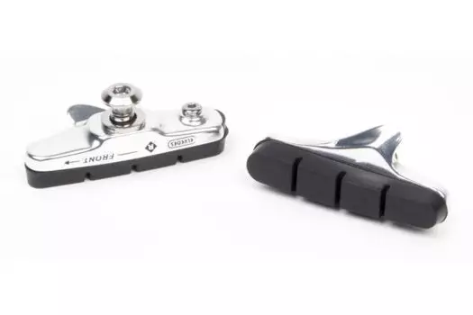 Велосипедные ободные колодки ELVEDES, шоссейные, 55 мм, черный, алюминий, (1 пара), 6811-CARD