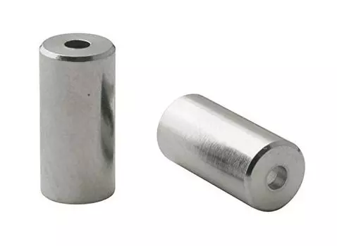 Велосипедный колпачок на рубашку ELVEDES, 5,0мм, латунь (станок), серебристый, ELV1160