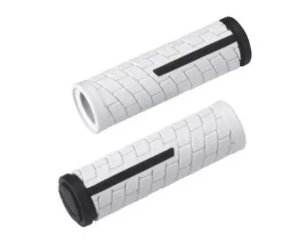 Грипсы велосипедные BBB DualGrip, 102mm, бело-черные, BHG-07