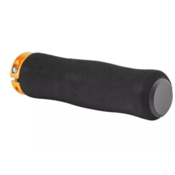 Грипсы велосипедные STELS XH-GN01BL, 130 мм, материал EVA, золотистые кольца, индивидуальная упаковка, черный, 150248