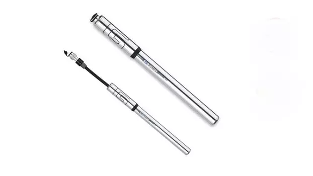 Велосипедный насос Giyo GP-85, металлический, со встроенным шлангом, 120 PSI, GP-85