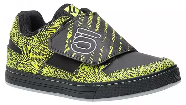 Велотуфли Five Ten Freerider ELC Pyschedelic, желтый, 2017