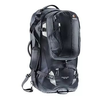 Велосипедный рюкзак Deuter Traveller 70+10, совместимый с питьевой системой, 74x38x32, 70 л, черный, 3510115_7400