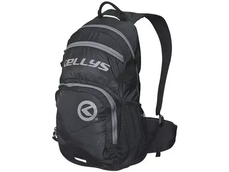 Велосипедный рюкзак KELLYS INVADER, 25 л, чёрный/серая молния, полиэстер
