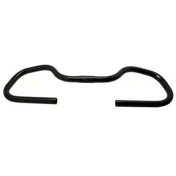 Руль-бабочка ZOOM MTB-AL-181, 25,4 мм - 22,2 мм, алюминий, длина 600 мм, черный, MTB-AL-181