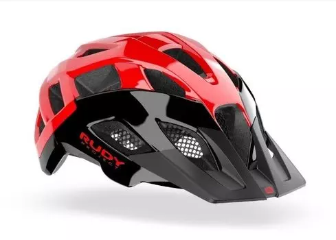 Велосипедный шлем Rudy Project CROSSWAY Black/Red Shiny S/M, HL760041