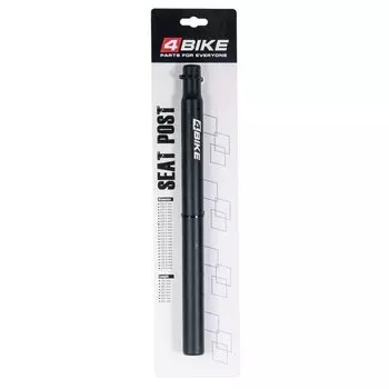 Штырь подседельный 4BIKE, SP-102, D 26.8, L 350мм, индивидуальная упаковка, чёрный, ARV000176