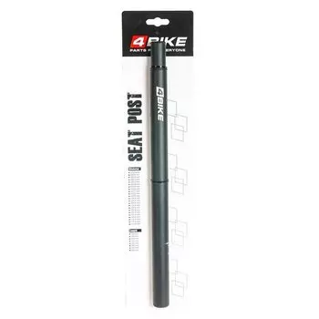 Штырь подседельный 4BIKE, SP-102, D:25.4, L:400мм, индивидуальная упаковка, чёрный, ARV000018