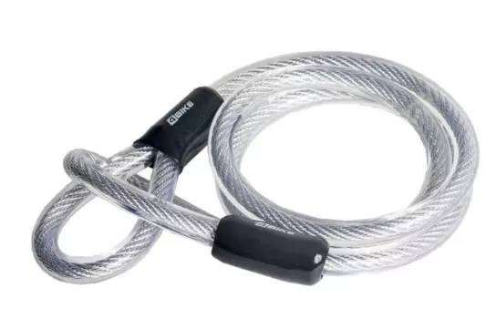 Велосипедный трос для велозамков с двумя петлями 4Bike JJ-300, 12х1200, ARV-JJ-300