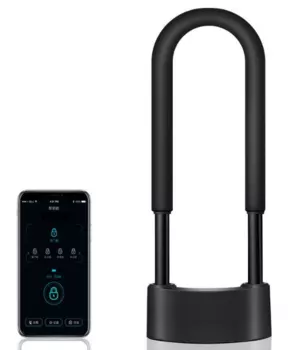 Велосипедный замок 4Bike 810L Bluetooth Smart Control, U-образный стальной, ARV-JJ-810L-BLU