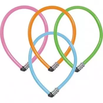 Велосипедный замок ABUS 1100 тросовый, кодовый, 550 х 6, цветной, 025563_ABUS