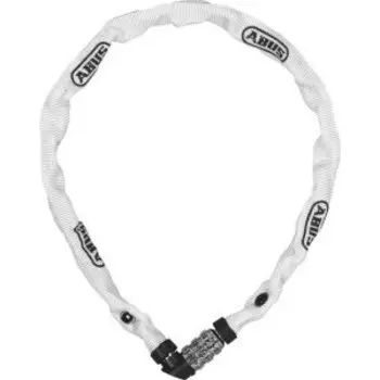 Велосипедный замок ABUS 1200 цепь, кодовый, 600 х 4, белый, 569241_ABUS