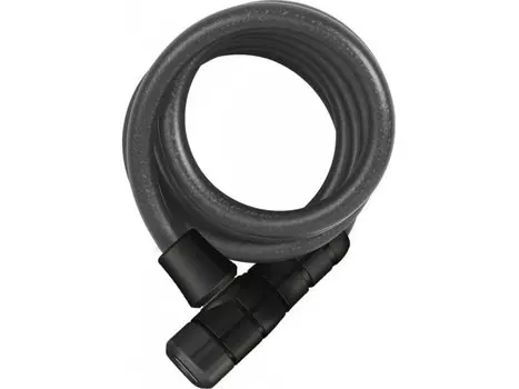 Велосипедный замок ABUS BOOSTER 6512K, тросовый, на ключ, 1800 х 12, черный, 134005_ABUS